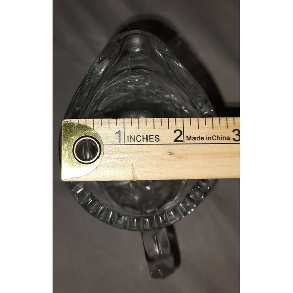 Sugar and Creamer Lot, Vintage Clear Cut Glass - Picture 11 of 12